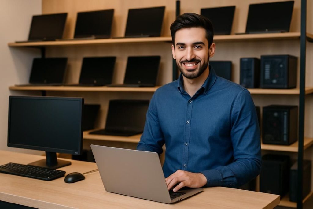 استخدام فروشنده آشنا به لپتاپ و کامپیوتر